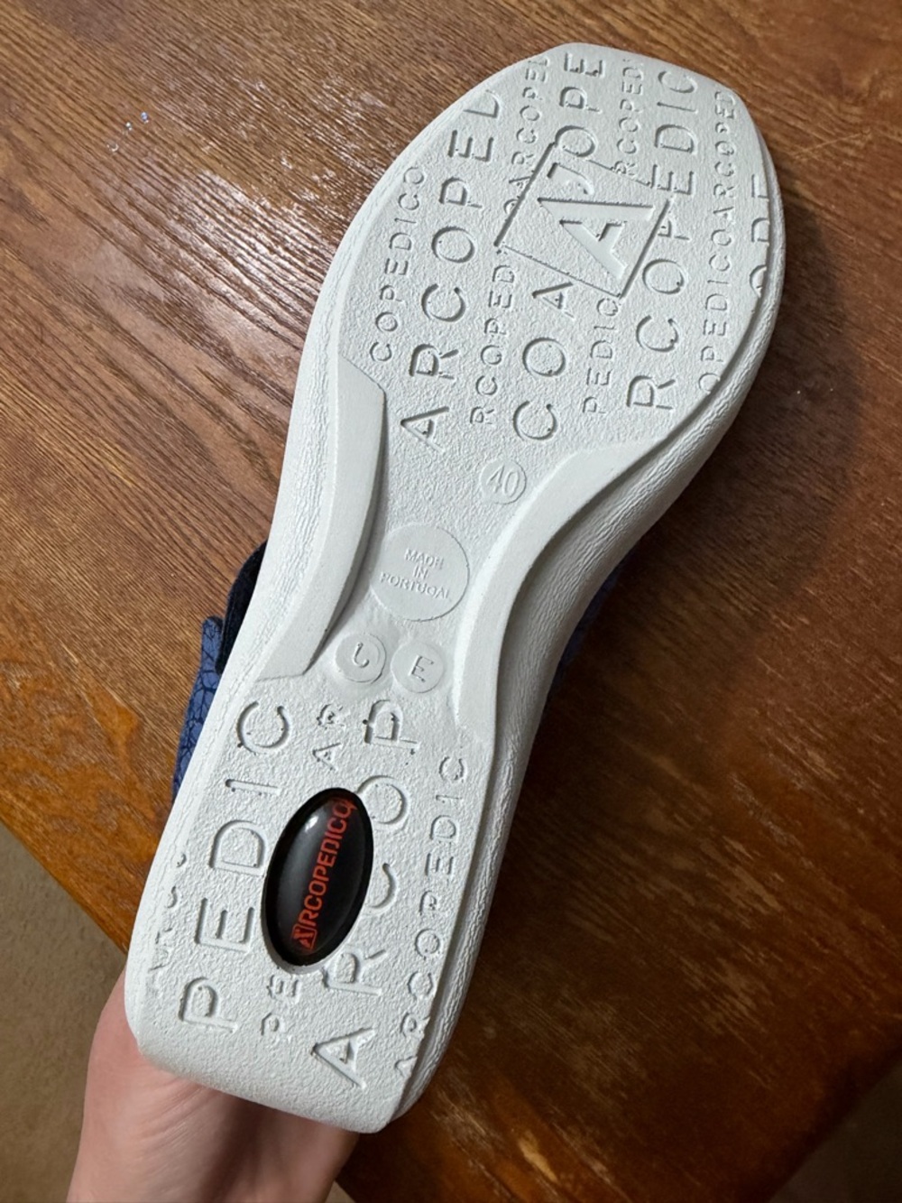 Arcopedico Mary Jane Shoes - Navy Blue NWOT 40 - Picture 3 of 3